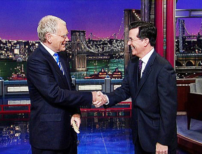 Letterman and Colbert